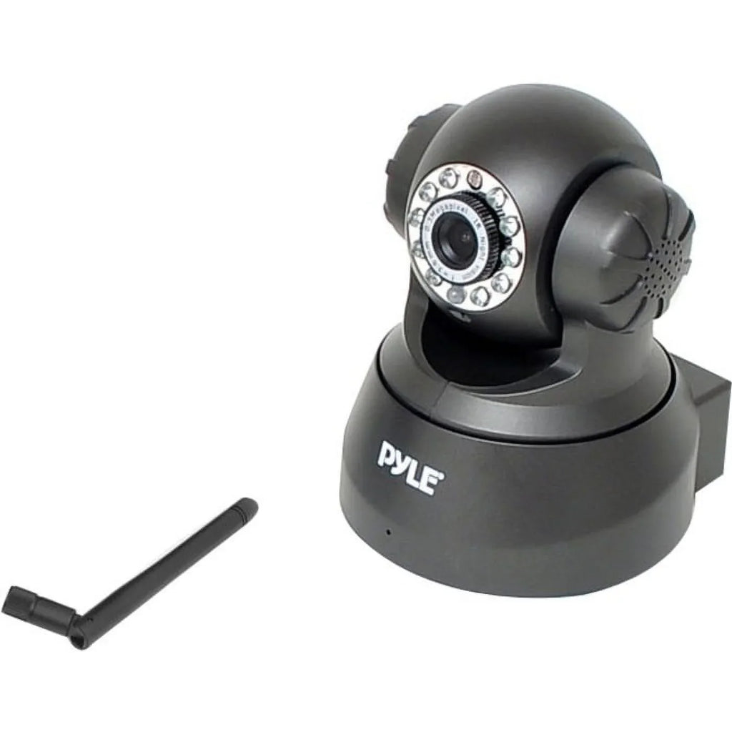 PyleHome PIPCAM5 - Network surveillance camera - color (Day&Night) - 0.3 MP - 640 x 480 - audio - wireless - Wi-Fi - LAN 10/100 - MJPEG - DC 5 V