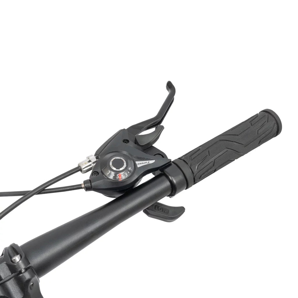 Miumaeov 26" Black Adult Folding Bike 21-Speed Shifter Folding City Bike Light Weight Carbon Steel Camping Bicycle Max Loading 150kg/330lbs