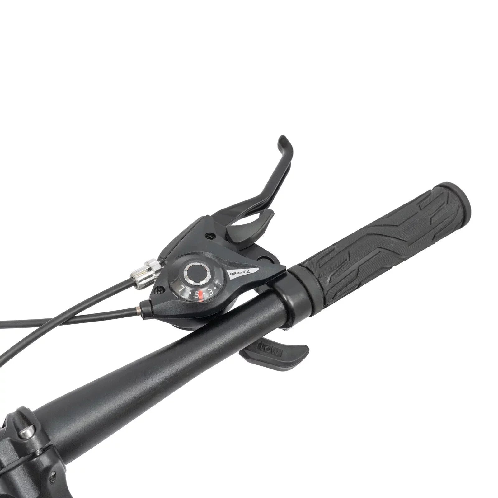 Miumaeov 26" Black Adult Folding Bike 21-Speed Shifter Folding City Bike Light Weight Carbon Steel Camping Bicycle Max Loading 150kg/330lbs