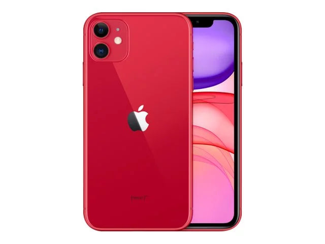 Pre-Owned  iPhone 11 - (PRODUCT) RED - smartphone - dual-SIM - 4G Gigabit Class LTE - 256 GB - CDMA / GSM - 6.1" - 1792 x 828 pixels (326 ppi) - Liquid Retina HD display (12 MP front camera) - 2x rear cameras - red (Fair)