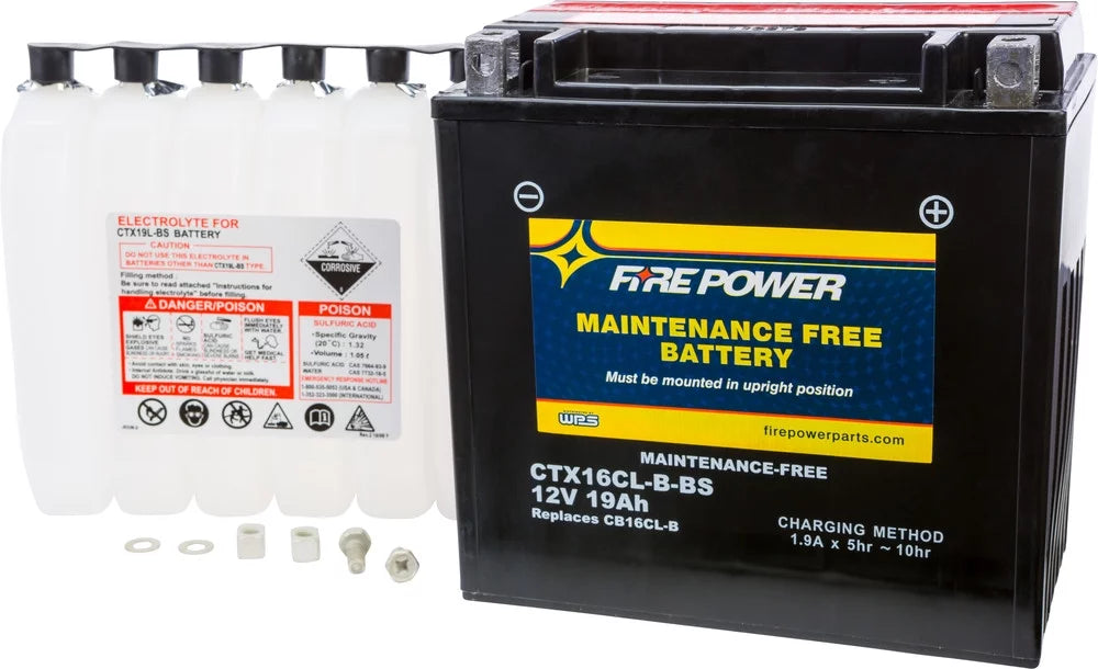 Fire Power Maintenance Free Battery Compatible With Yamaha GP 1800 (GP1800) 2017-2018