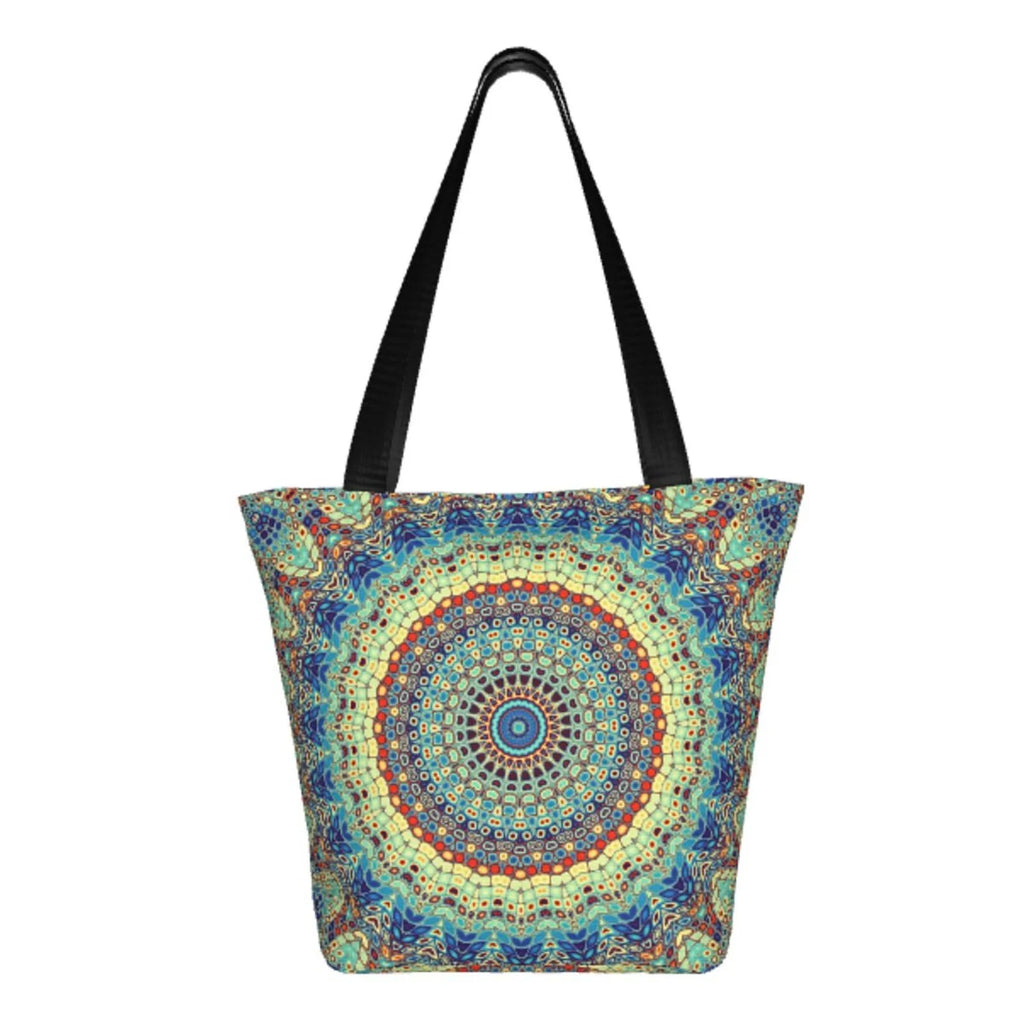 Lukts Round Mandala1 Tote Bag,Shoulder Bag Women'S Hobos Handbags Large Capacity Shopping Bag