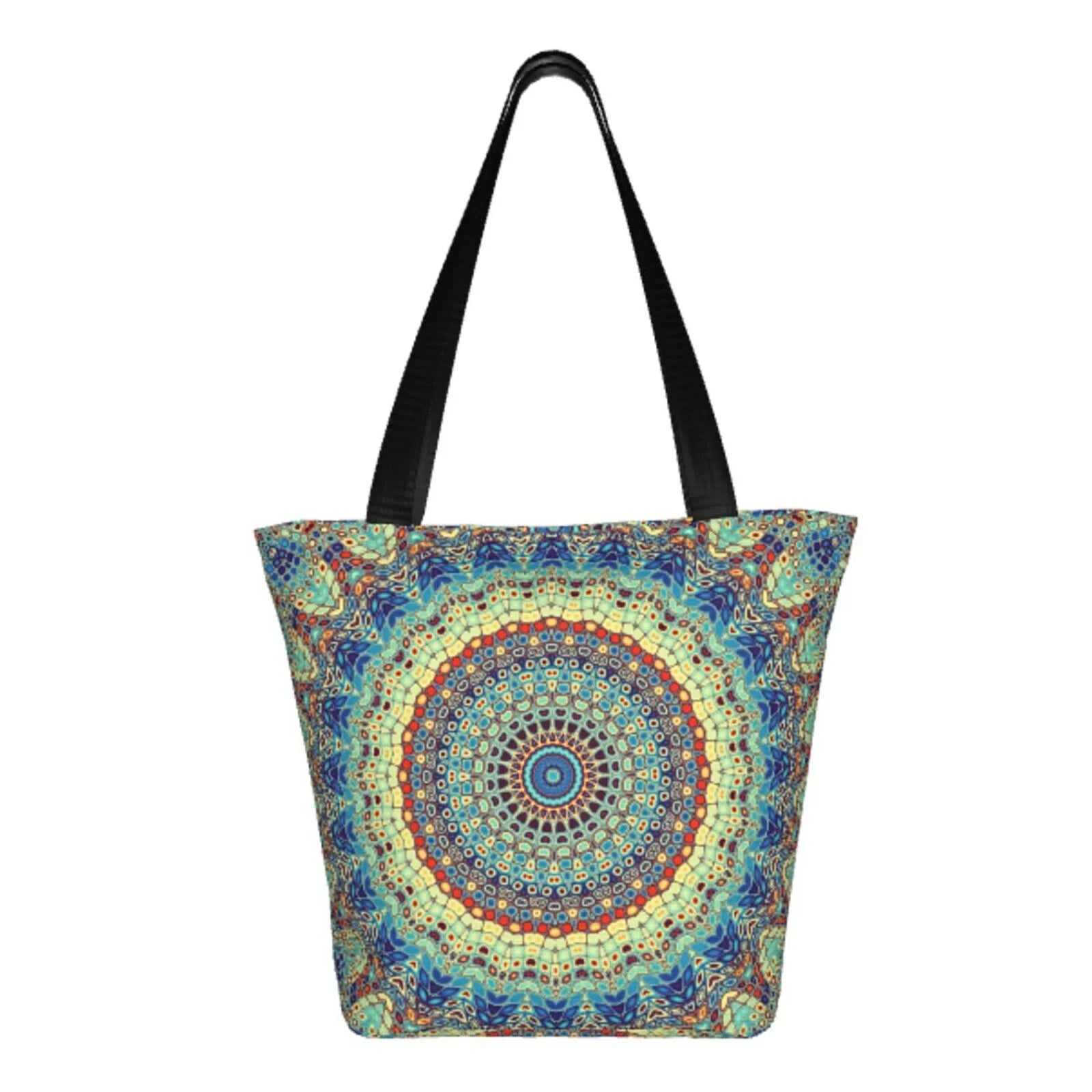 Lukts Round Mandala1 Tote Bag,Shoulder Bag Women'S Hobos Handbags Large Capacity Shopping Bag
