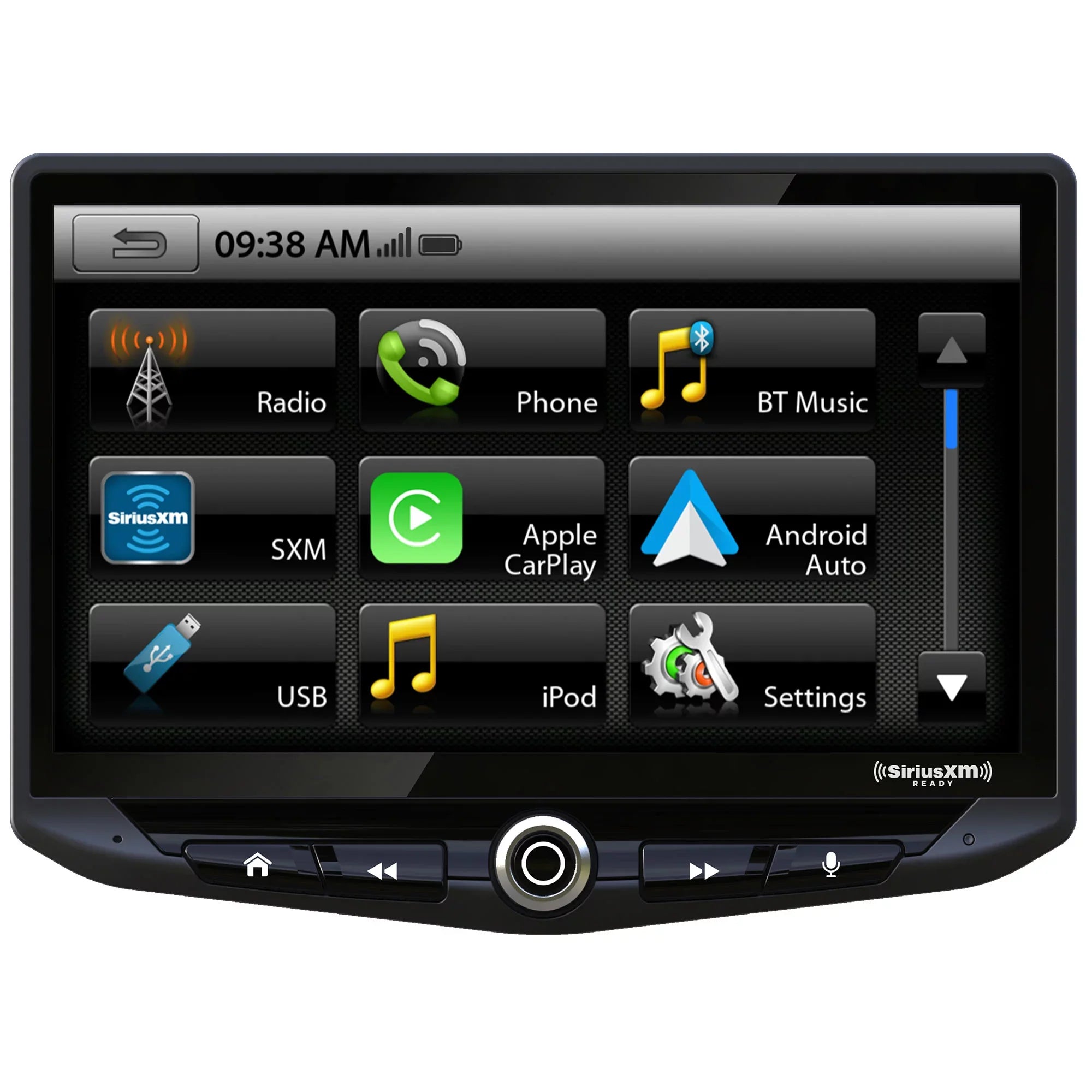 Stinger 2011-18 Wrangler JK Heigh10 10" In-dash Infotainment System with SR-JK11H Wrangler Flush-Mount Dash Kit and PCAM-JP Back Up Camera