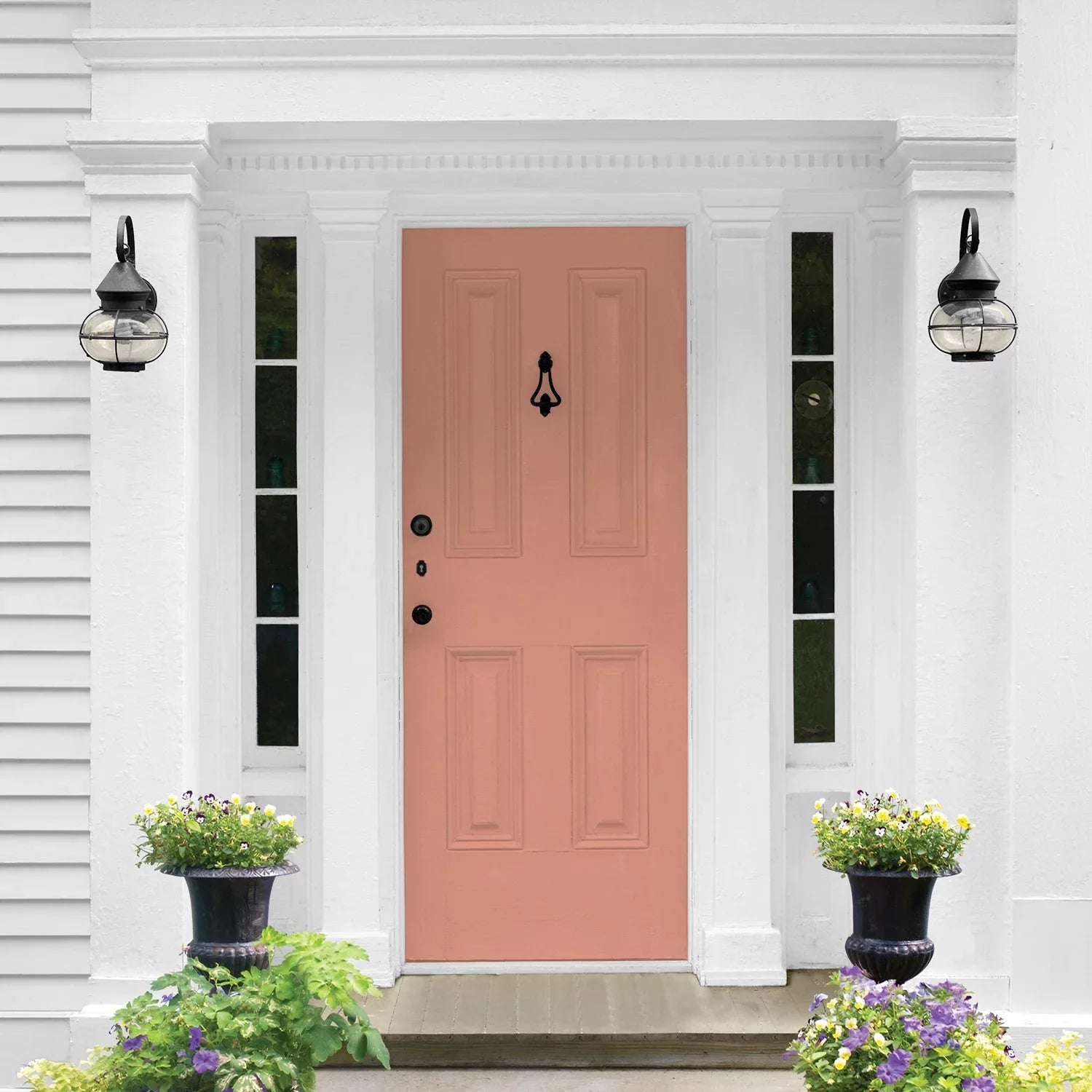 Glidden One Coat Exterior Paint + Primer Orange Essential / Orange, Semi-Gloss, 5 Gallons