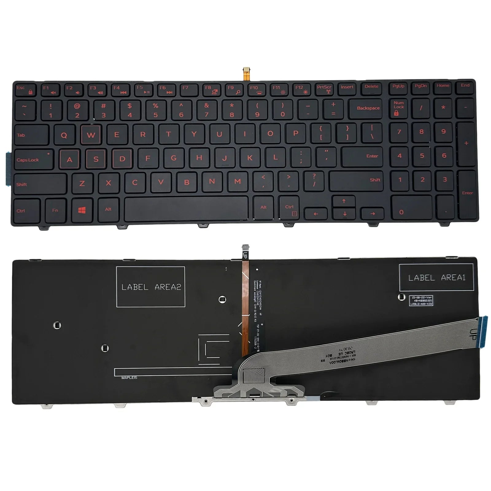 Backlit Keyboard For  Inspiron 15 5000 Series 5542 5543 5545 5547 5548 5566 5576 5577 5645 5557 5559 / Inspiron 15-7000 Series 15-7559 15-7557 Laptop 0G7P48 0KPP2C PK1313G1B00 US New