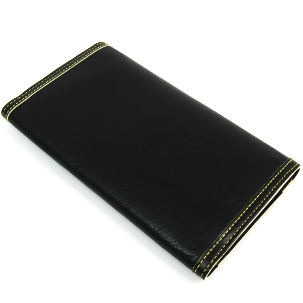 Pre-Owned Louis Vuitton Suhali Porte Tresor International M91836 Women's Suhali Leather Long Wallet (bi-fold) Noir (Good)