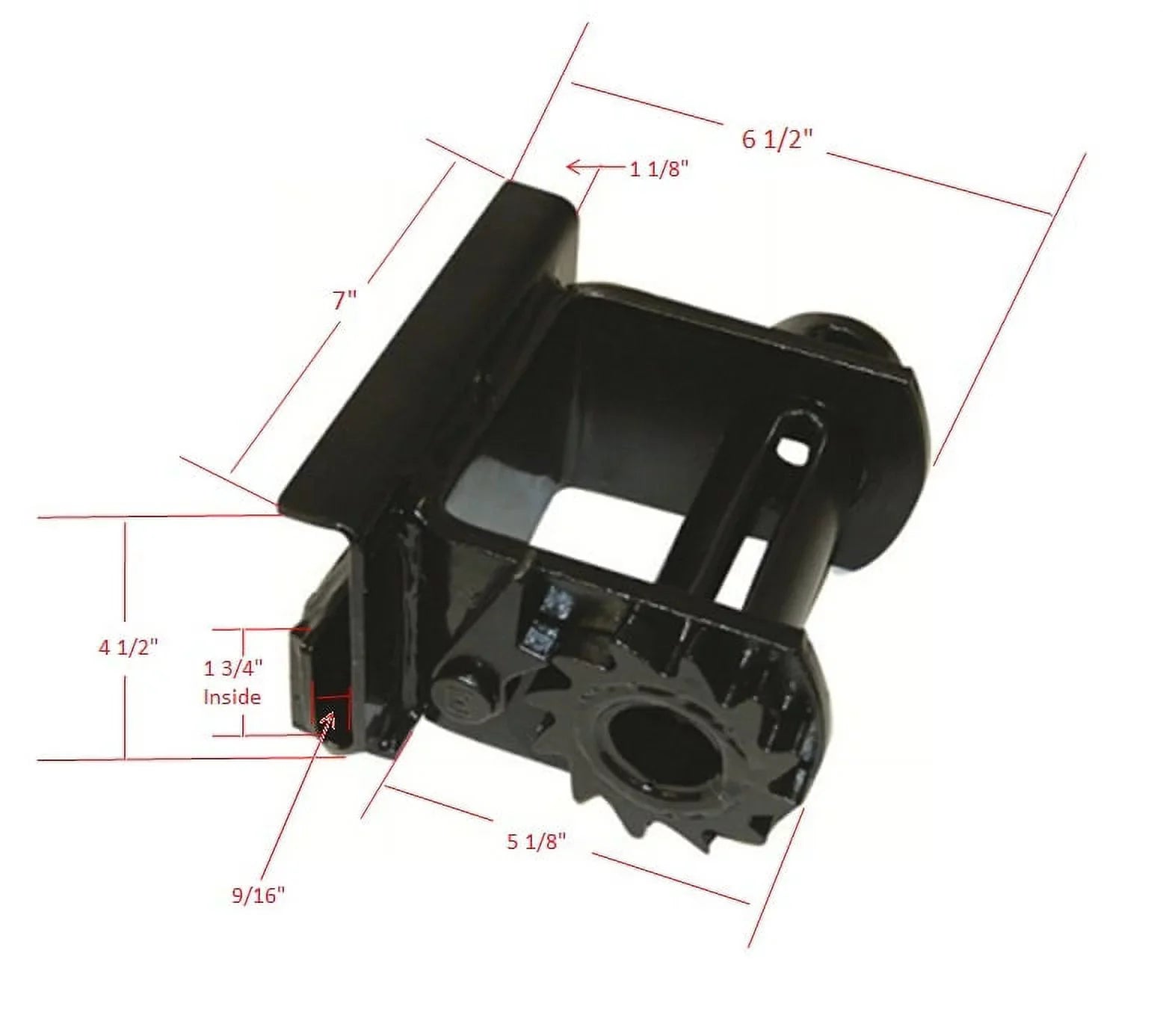 Mytee Products Utility Trailer Track Slider Winch FLatitudebed Semi Truck (4 - Pack)