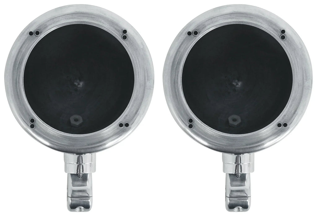(2) Polk Audio 4" Chrome Tower Speakers+MTX 2-Channel Amp For ATV/UTVCART
