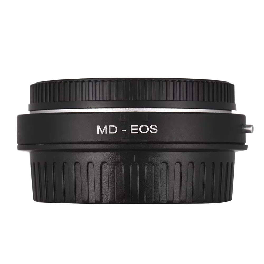 Andoer MD- Lens Mount Adapter Ring with Corrective Lens for Minolta MD Lens to Fit for EF Focus Infinity