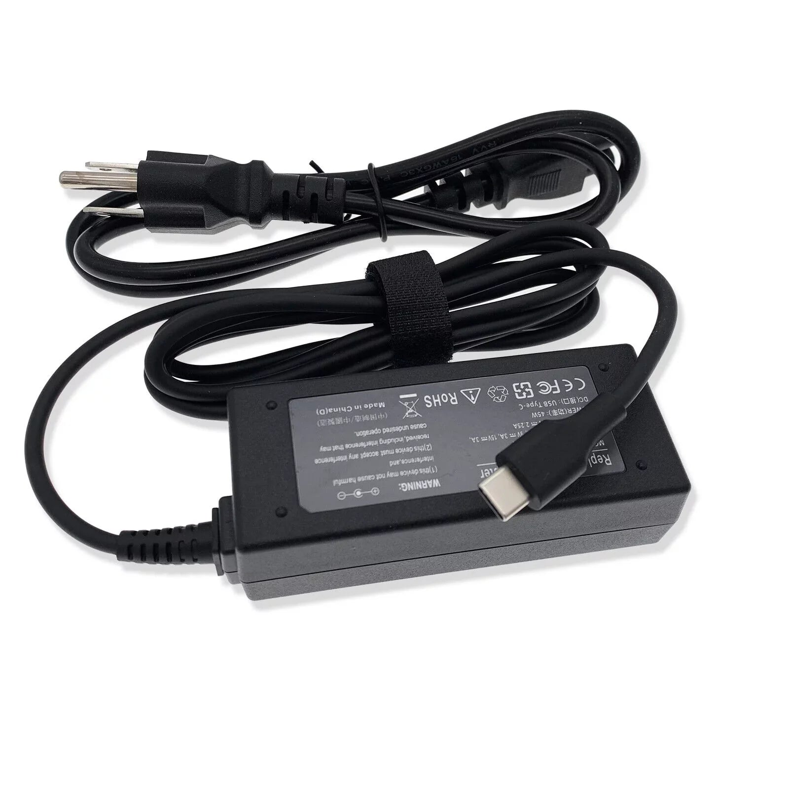 New 45W Type-C AC Adapter Charger For  100E 2nd Gen 81QB000AUS Chromebook