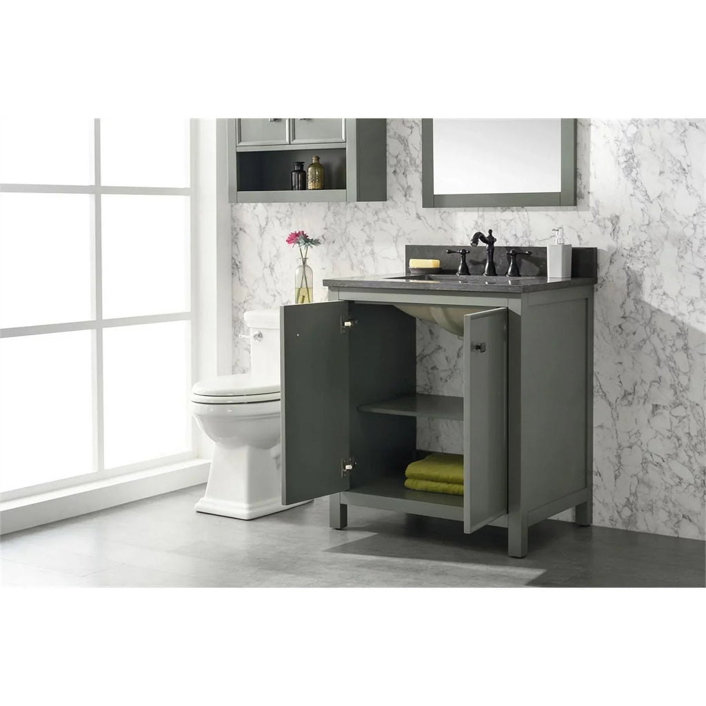Legion Furniture 30" Contemporary MDF/Veneer Wood Sink Vanity Cabinet - Green