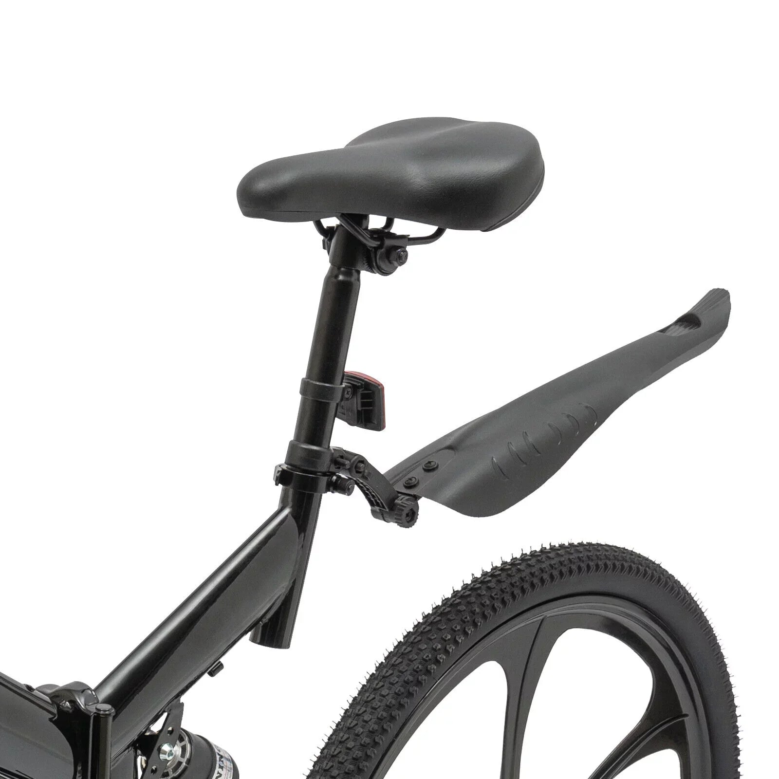 Miumaeov 26" Black Adult Folding Bike 21-Speed Shifter Folding City Bike Light Weight Carbon Steel Camping Bicycle Max Loading 150kg/330lbs