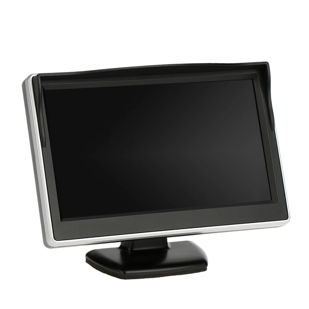 Tomshoo 5 Inch TFT LCD Display Monitor Car Rear View Backup Reverse System + Parking Camera, Clear Image, Easy InstalLatitudeion, Ideal for Cars and Trucks