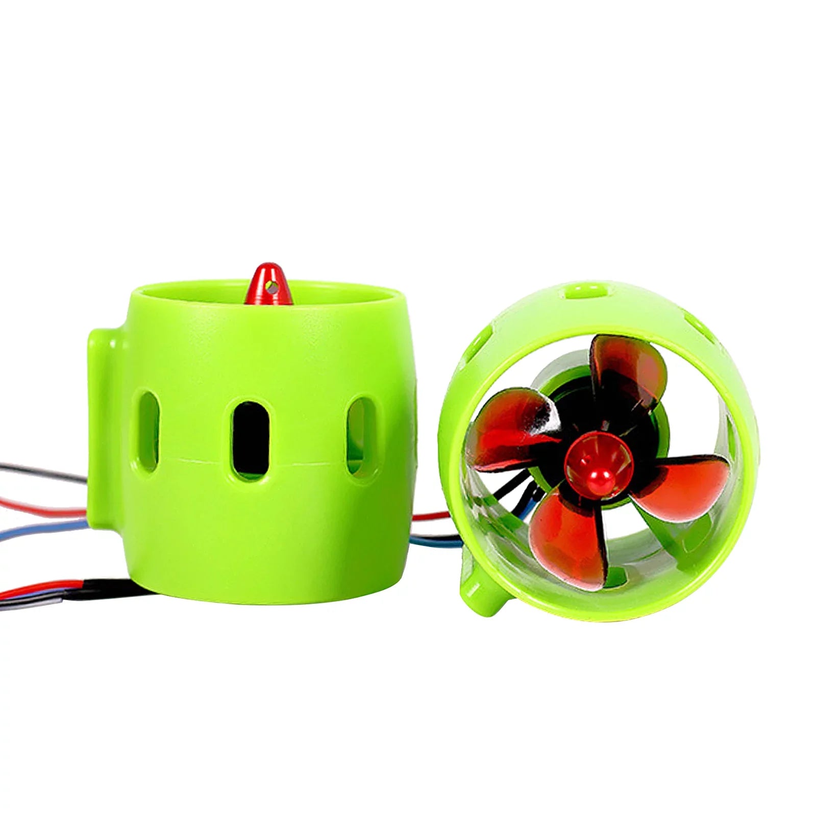 Suzicca 1000KV Underwater Brushless Motor Clockwise with with 4-Blade Propellers 12-24V Waterproof Electric Motor Drive Engine for  Bait Boat Nest Ship