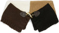 Michael Kors Neck Warmer Toggle Dark Camel Colorblock