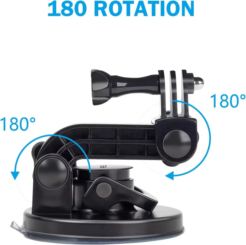 Suction Cup Mount Compatible for Gopro Hero 11 Hero 10 Hero 9 Hero 8 Hero 7 Hero 6 Hero 5 Hero 4 Hero 3+ Hero 3