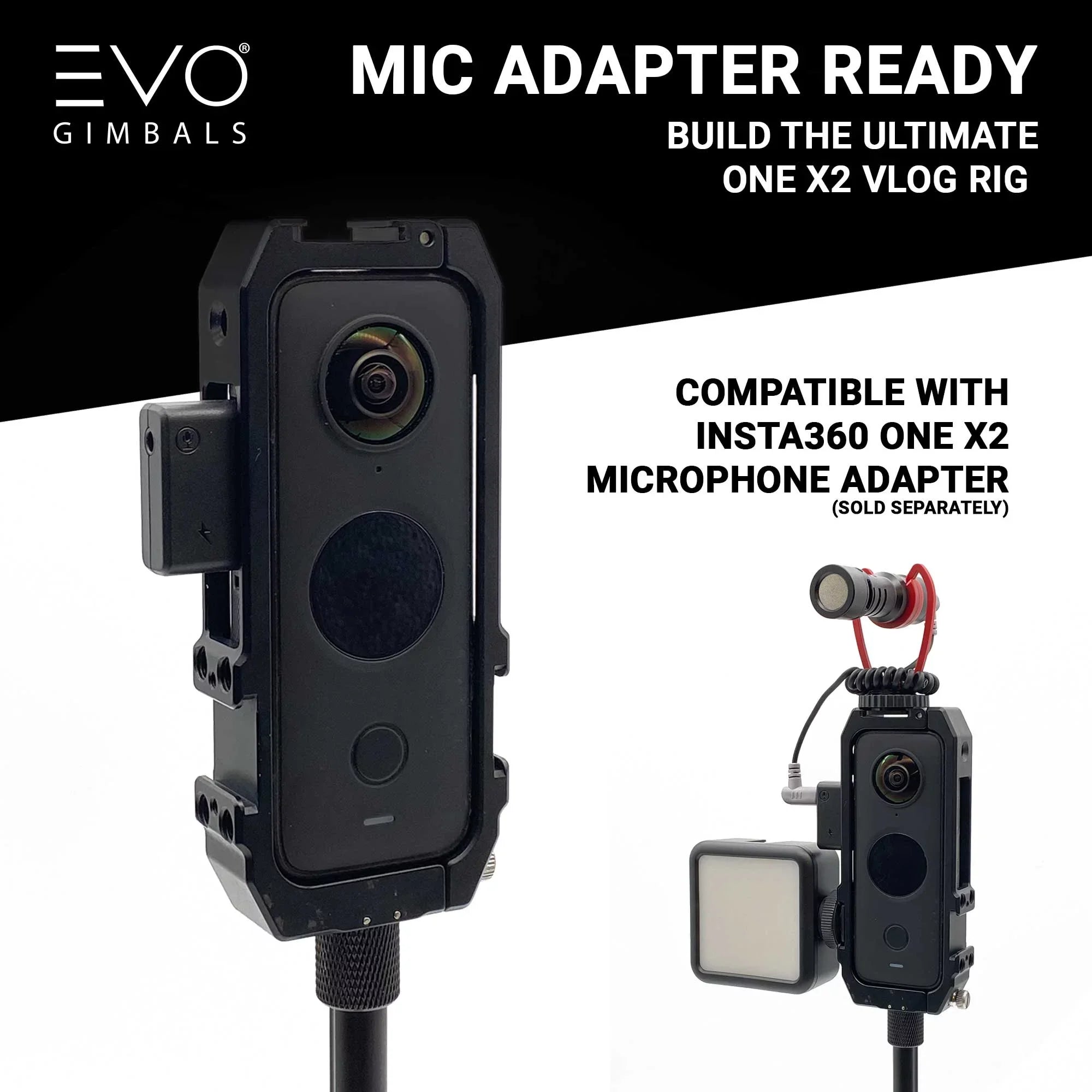 PROX2 Camera Cage for Insta360 ONE X2