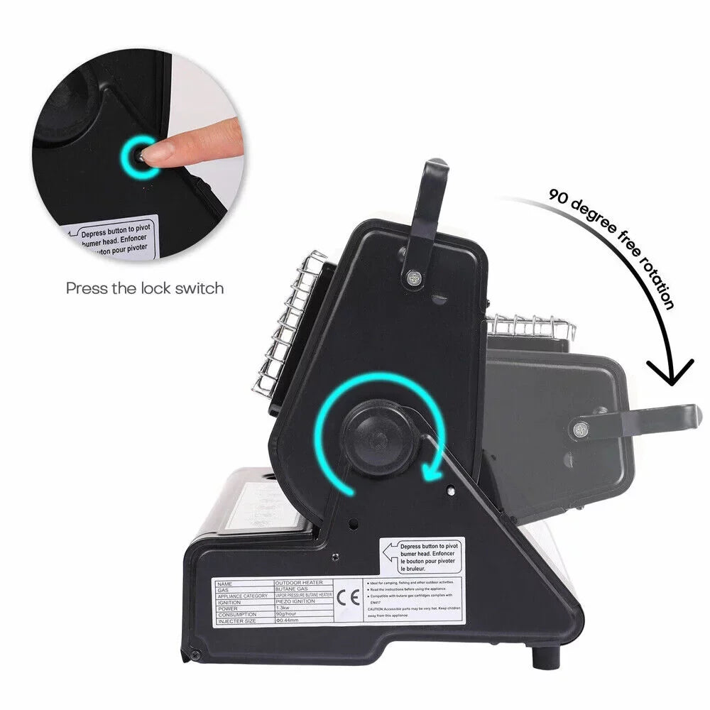 Multipurpose Portable GAS Butane Heater Stove Warming Cooker Burner for Camping