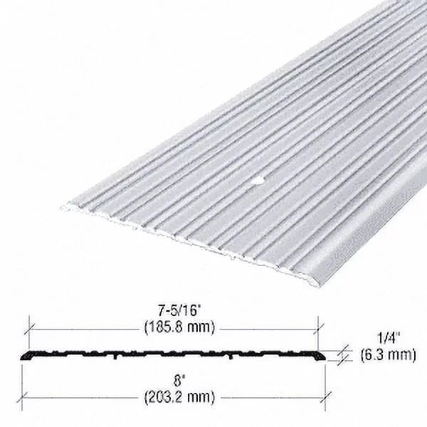 CRL 492A72 8" Aluminum Commercial Saddle Threshold - 73" Length