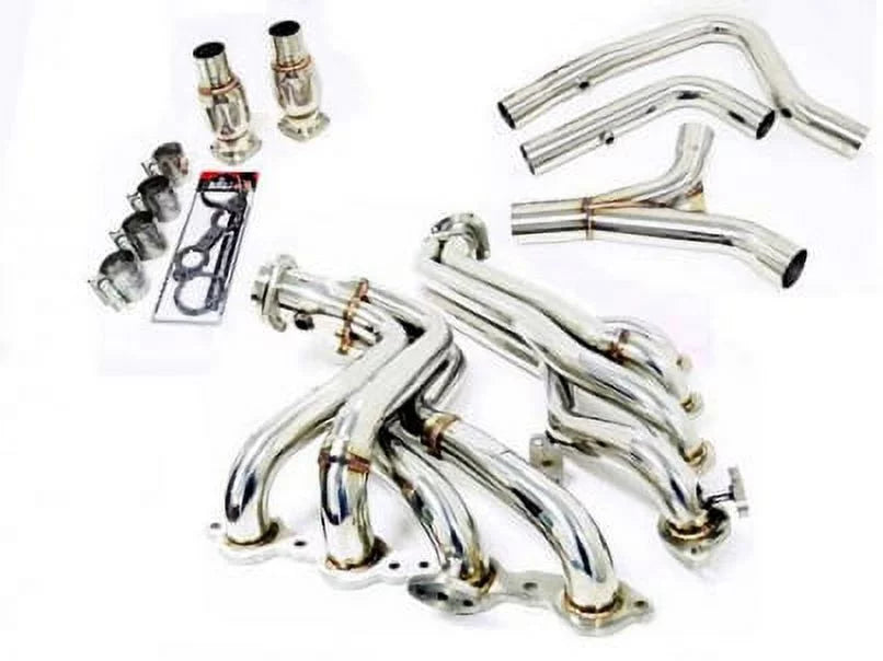 S/S Long Tube Header Fitment For 00 to 02 Pontiac Trans Am/ Firebird/ Chevy Camaro 5.7L LS1 F-Body By OBX-RS
