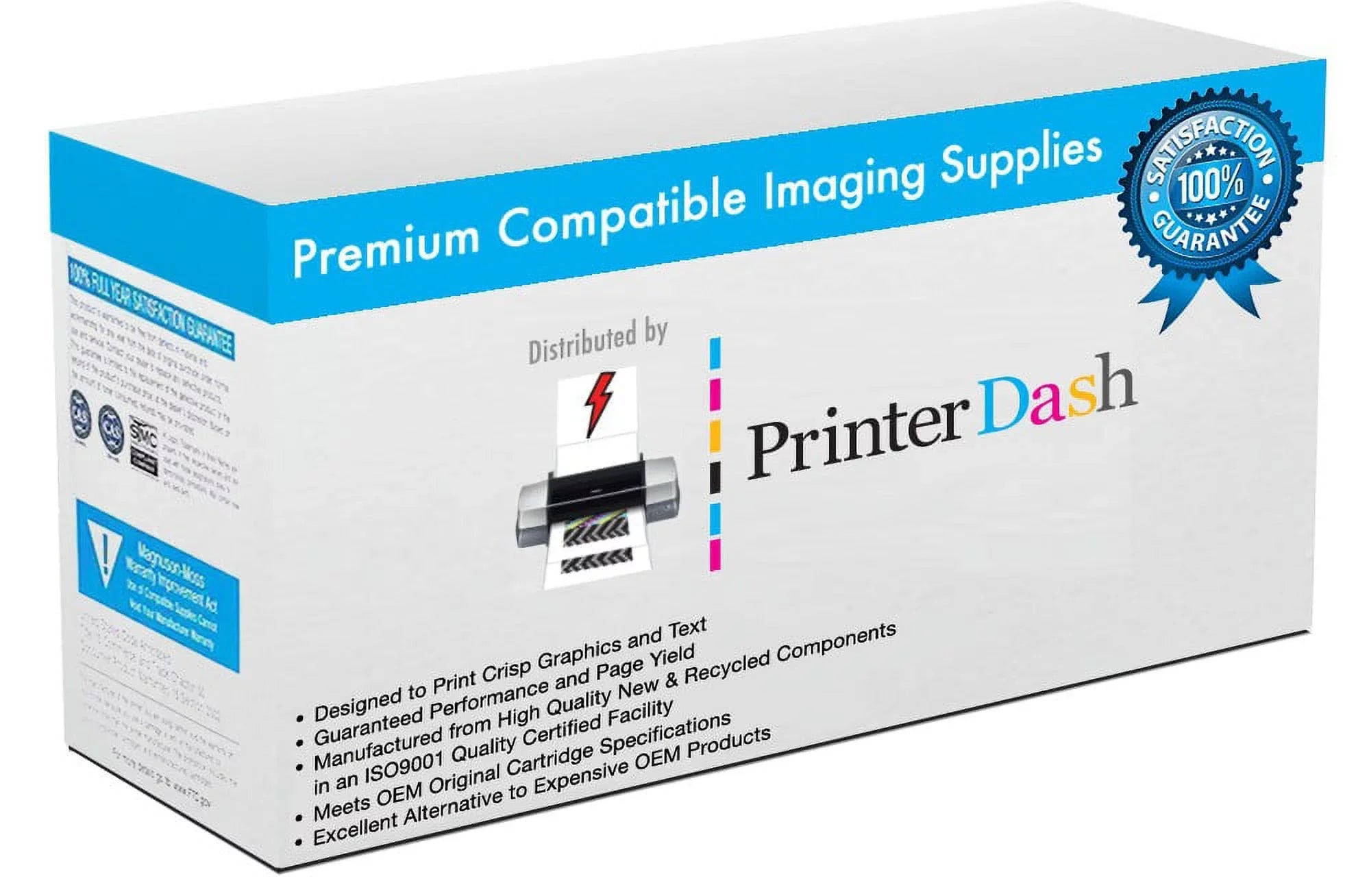 PrinterDash Replacement for Phaser 6600/VersaLink C400/C405/WorkCentre 6605/6655 Series Black Drum Unit (2/PK-60000 Page Yield) (108R01121K_2PK)
