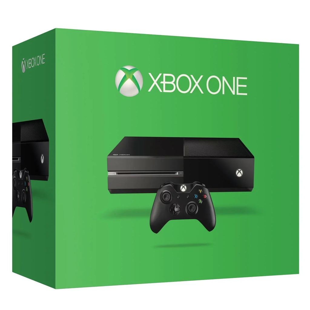 Xbox One Original 500GB Gaming Console Black Headset 2 Controller Included WithResident Evil 2 Game BOLT AXTION Bundle Like New