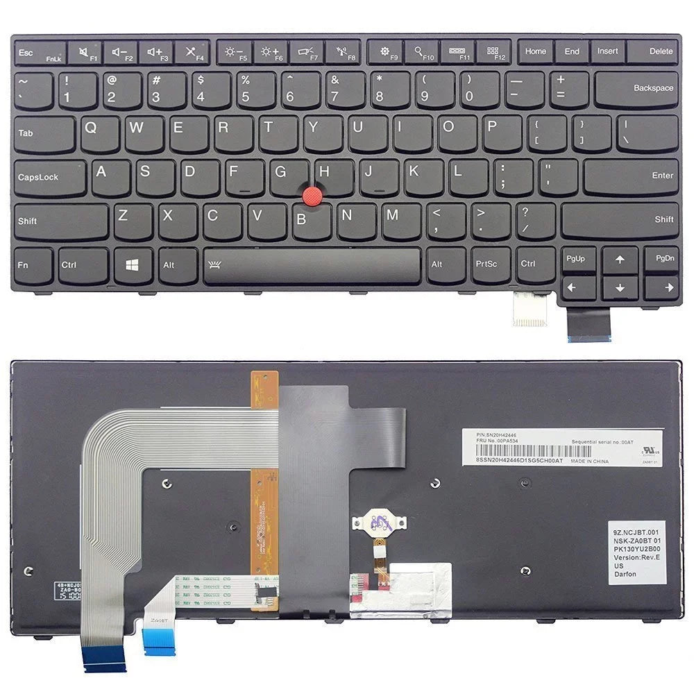 New Genuine  ThinkPad T460P US Backlit Keyboard 00UR425