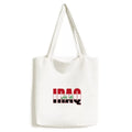 Country Flag Name Tote Canvas Bag Shopping Satchel Casual Handbag