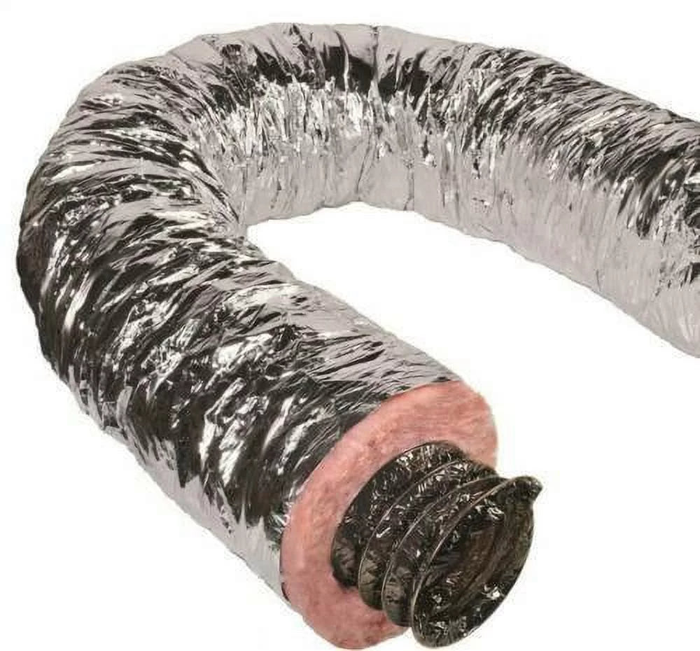 5"Silver Flex Quiet Flex InsuLatitudeed Flexible Duct R6 25'