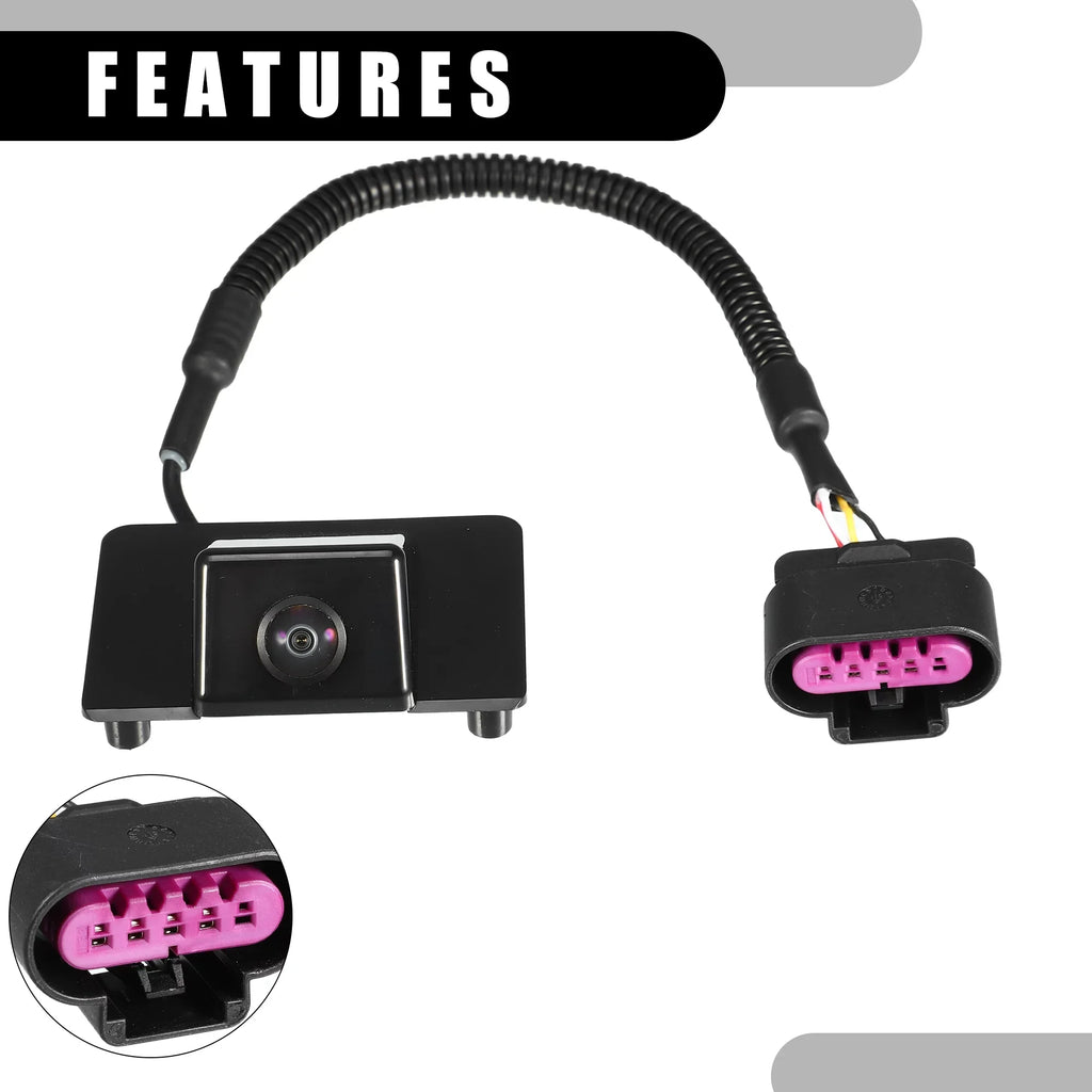 Rear View Back Up Camera No.15173619 for Chevrolet Suburban 1500 2500 3500 2008 Plastic Black