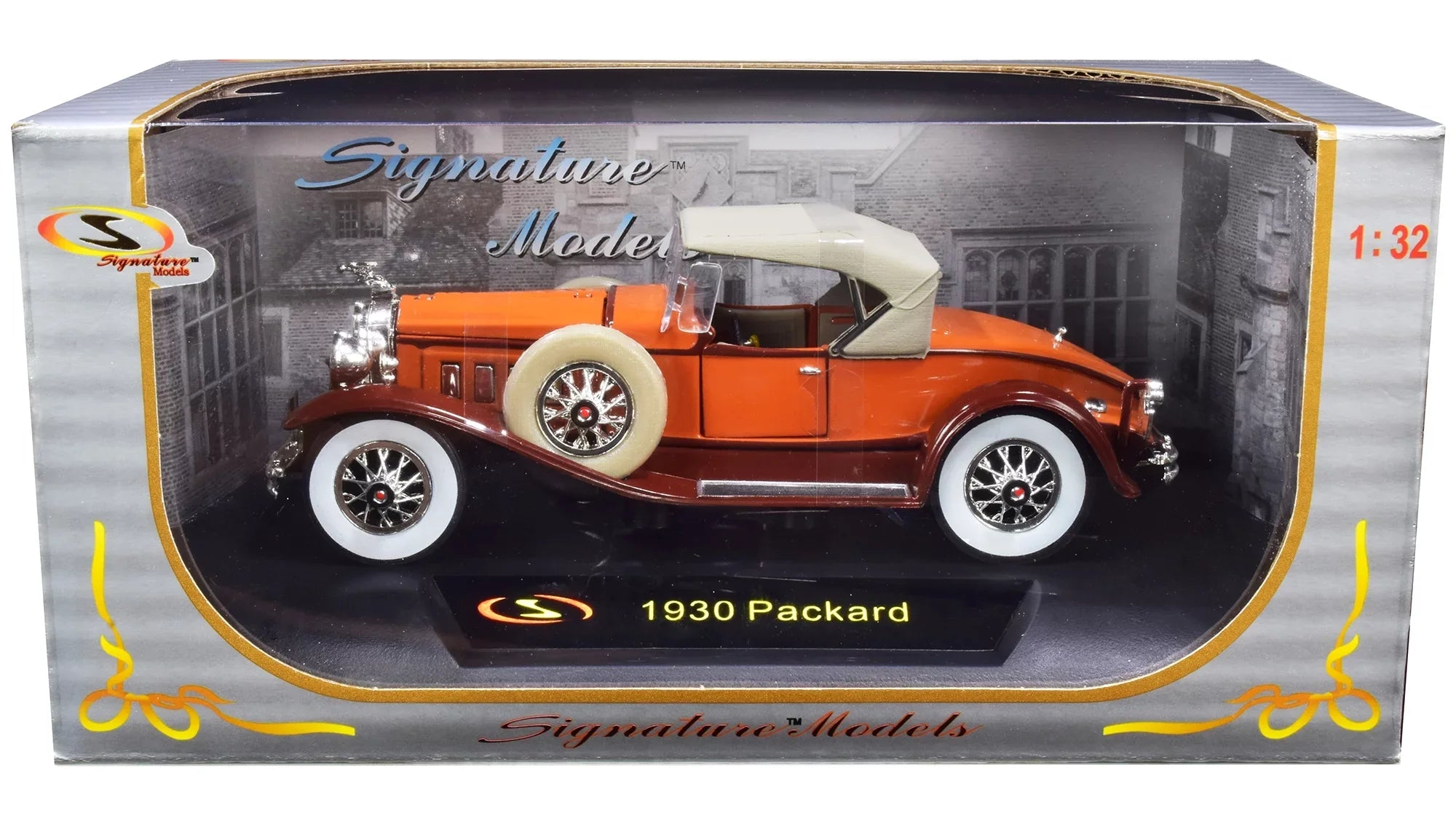 1930 Packard Boattail Speedster Brown 1/32 Diecast Model Car by Signature Models