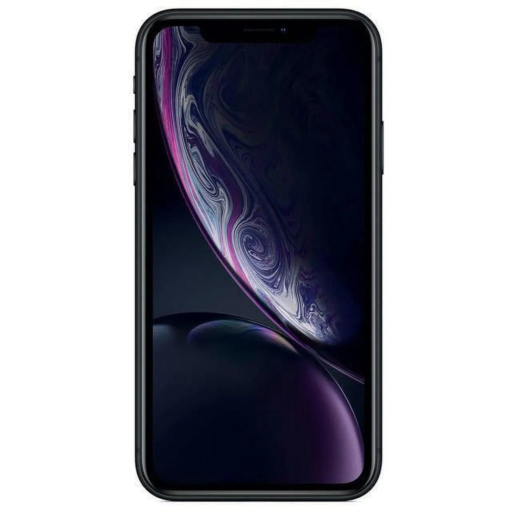 Restored  iPhone XR A1984 (Fully Unlocked) 64GB Black w/ Fast Car Charger (Refurbished)