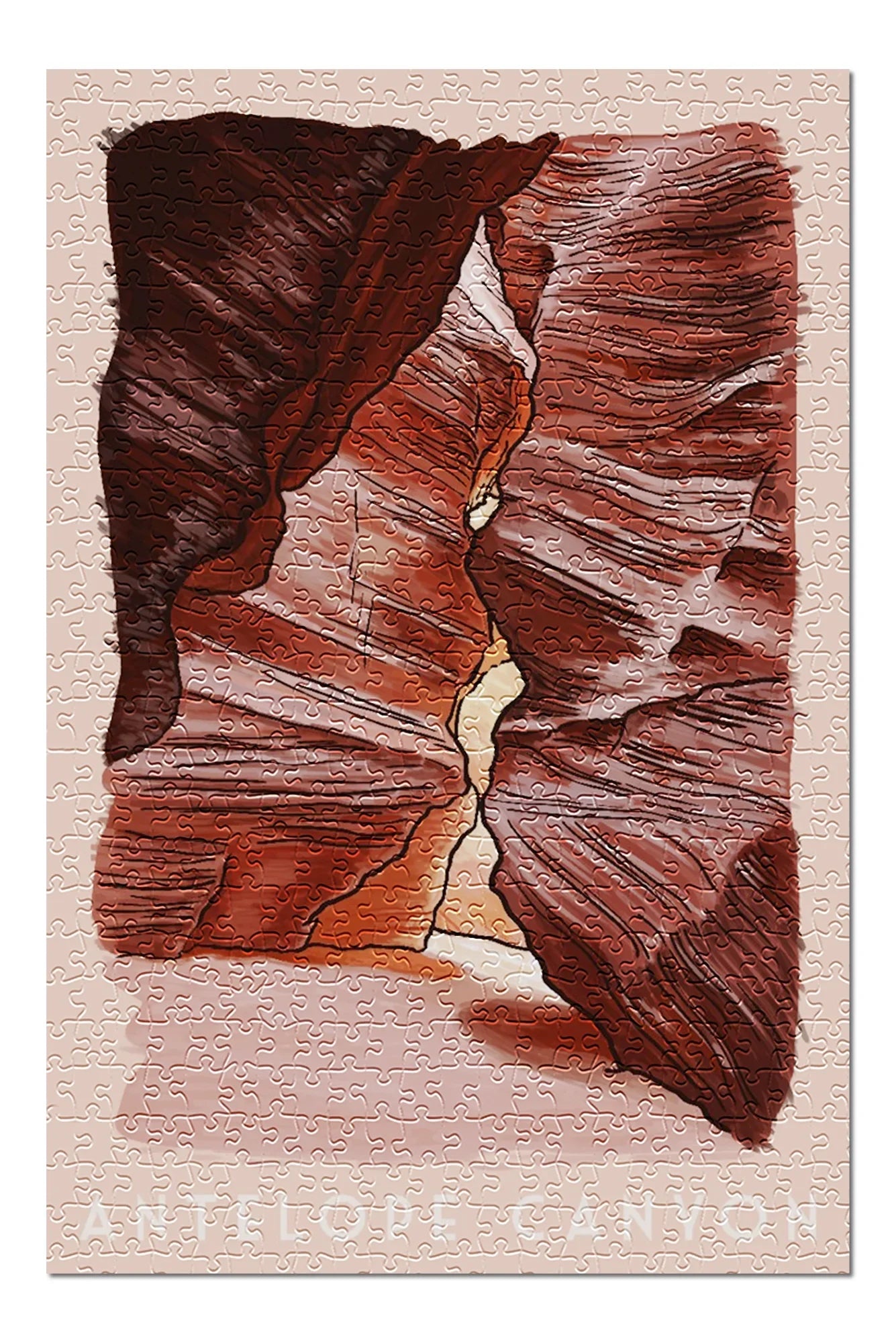 Arizona, Antelope Canyon (19x27 inches, Premium 500 Piece Jigsaw Puzzle for Adults and Family, Made in USA)