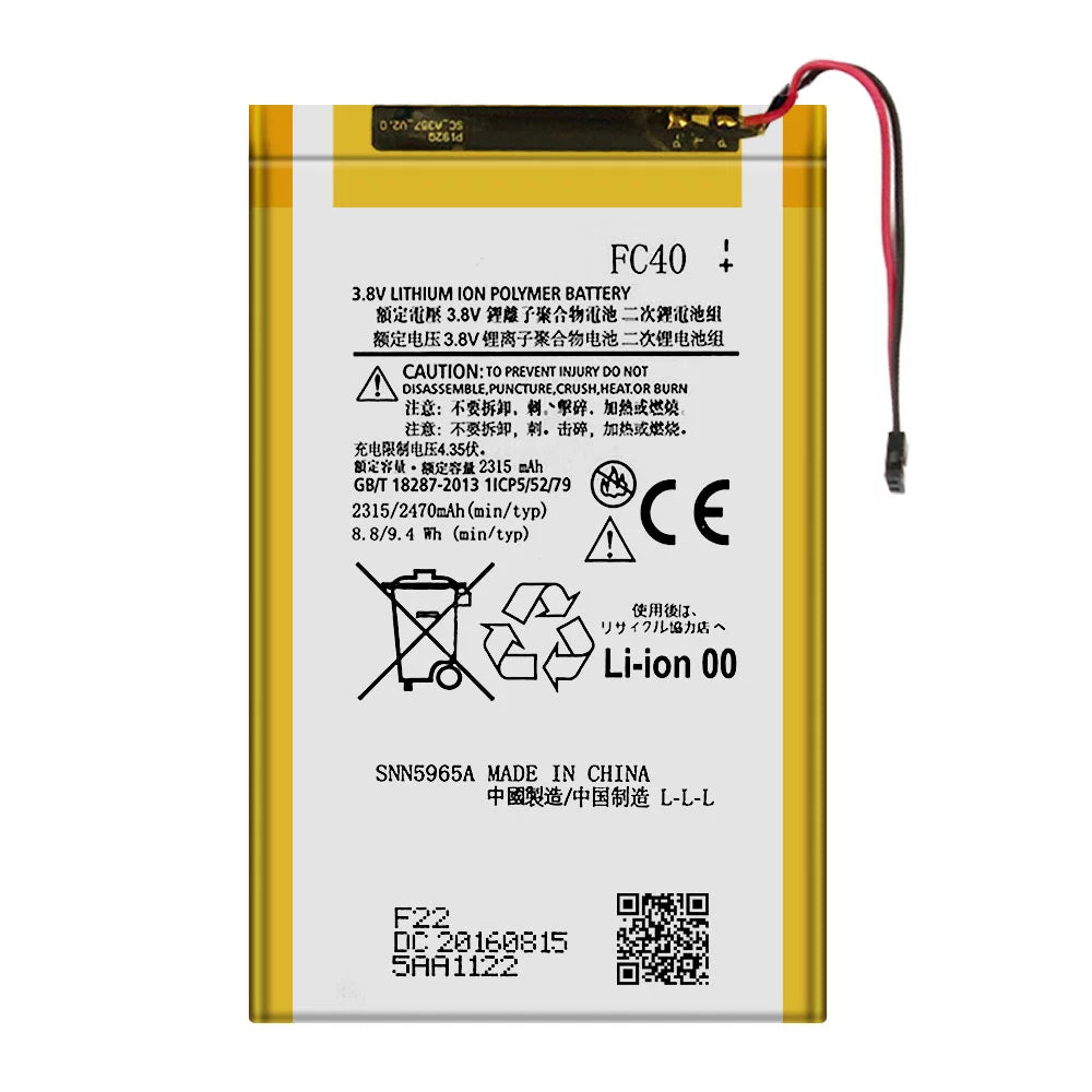 Replacement Battery FC40 SNN5965A For Virgin Mobile Motorola Moto G3 G(2015) 3rd Gen XT1548 TOOL