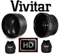 2-Pcs Hi Def Telephoto & Wide Angle Lens Kit For FujiFilm X-A5 (52mm)