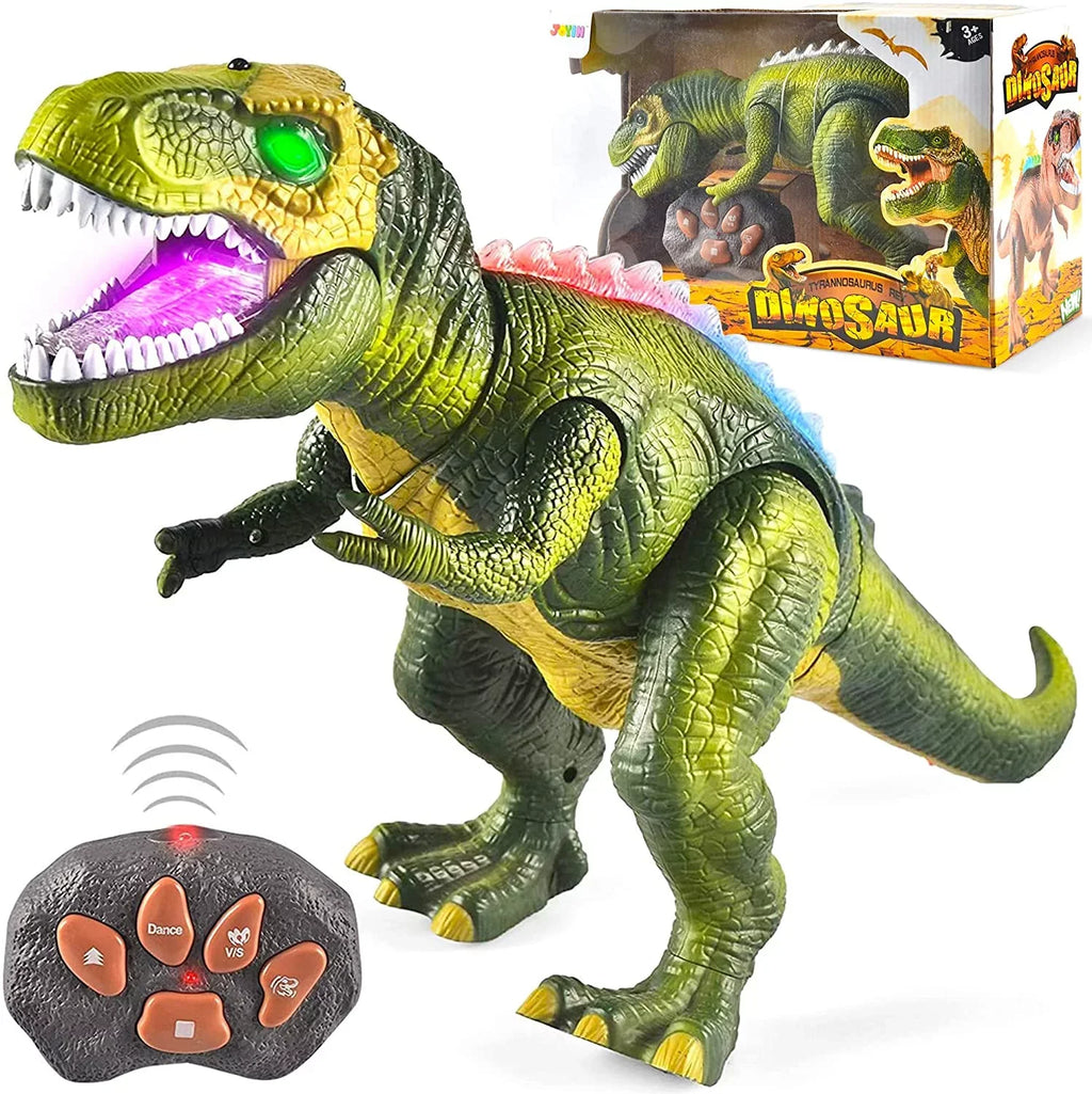 JOYIN Robot dinosaur saur Toy for Kids Boys,Big T Rex dinosaur saur Toy with Light and Roaring Sound, Walking and Dancing dinosaur Toy,Electronic Steam Toy,Birthday Gift for Kids Boys Girls,Green