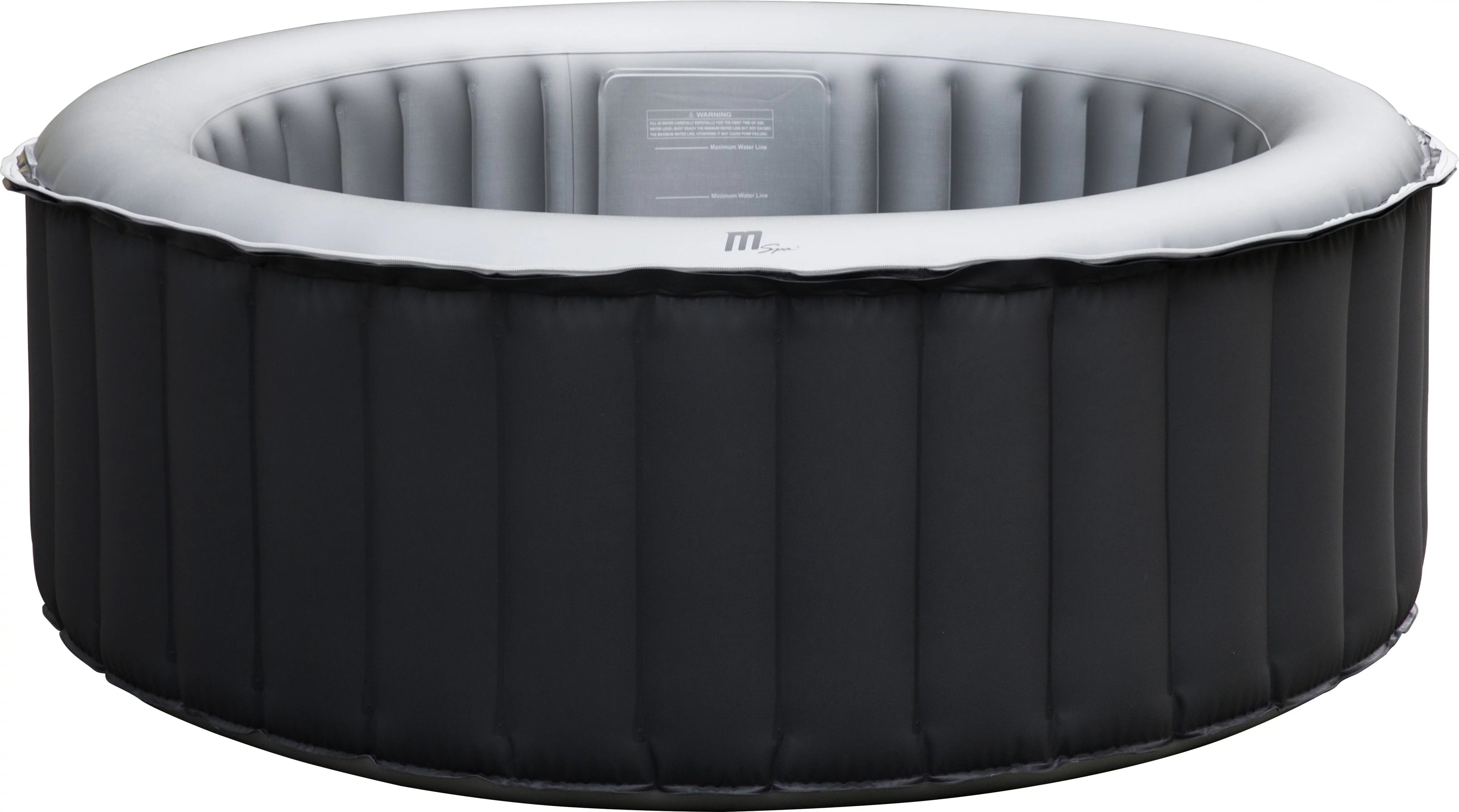 Mspa Silver Cloud, Delight Series, InfLatitudeable Hot Tub & Spa, 118 Jets, 700w Massage Air Blower, 1350w Water Heater, One Piece Easy Install, Round, 2+2 Persons