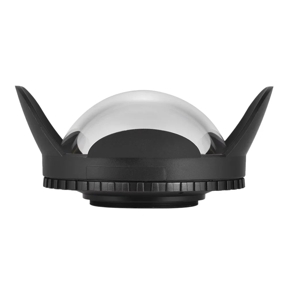 MEIKON 200mm Fisheye Wide Angle Lens Dome Port Waterproof Camera Diving Housing