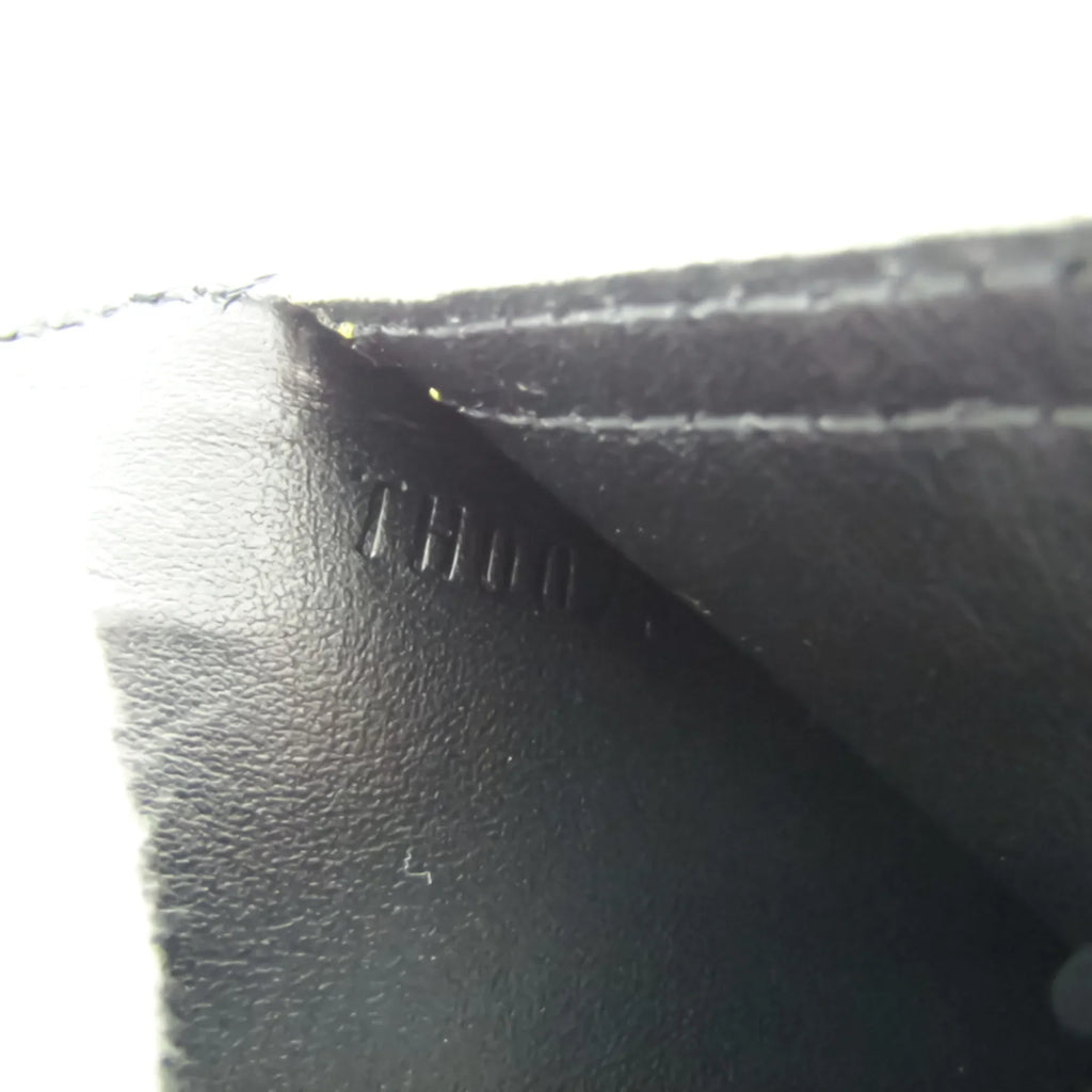 Pre-Owned Louis Vuitton Suhali Porte Tresor International M91836 Women's Suhali Leather Long Wallet (bi-fold) Noir (Good)