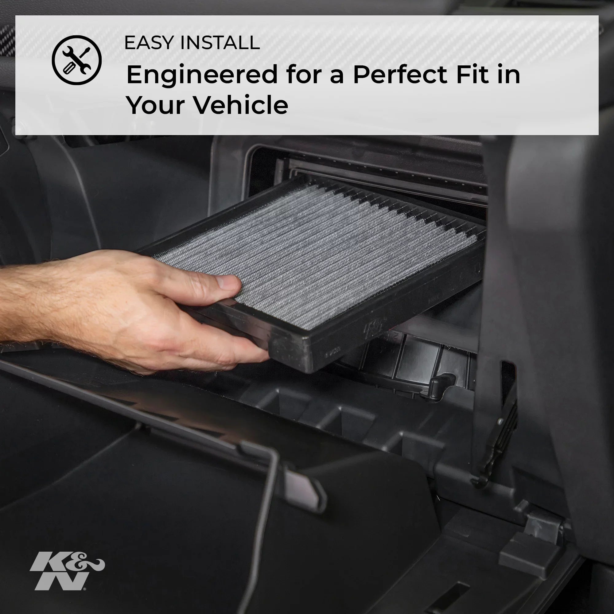 K&N VF2066 Cabin Air Filter Fits select: 2015-2019 MERCEDES-BENZ C
