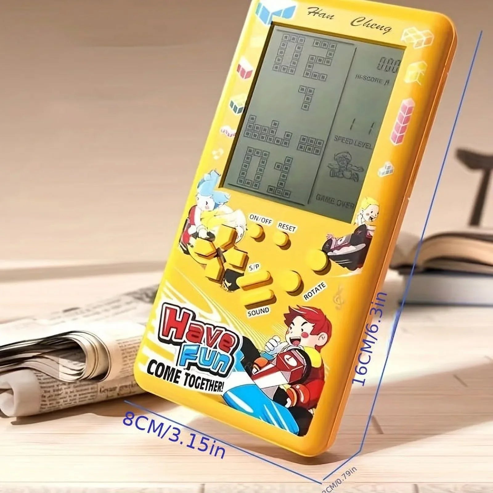 Oversized Screen Game Console 8090 Nostalgic Old Retro Handheld Children's Educational Toys For Childhood