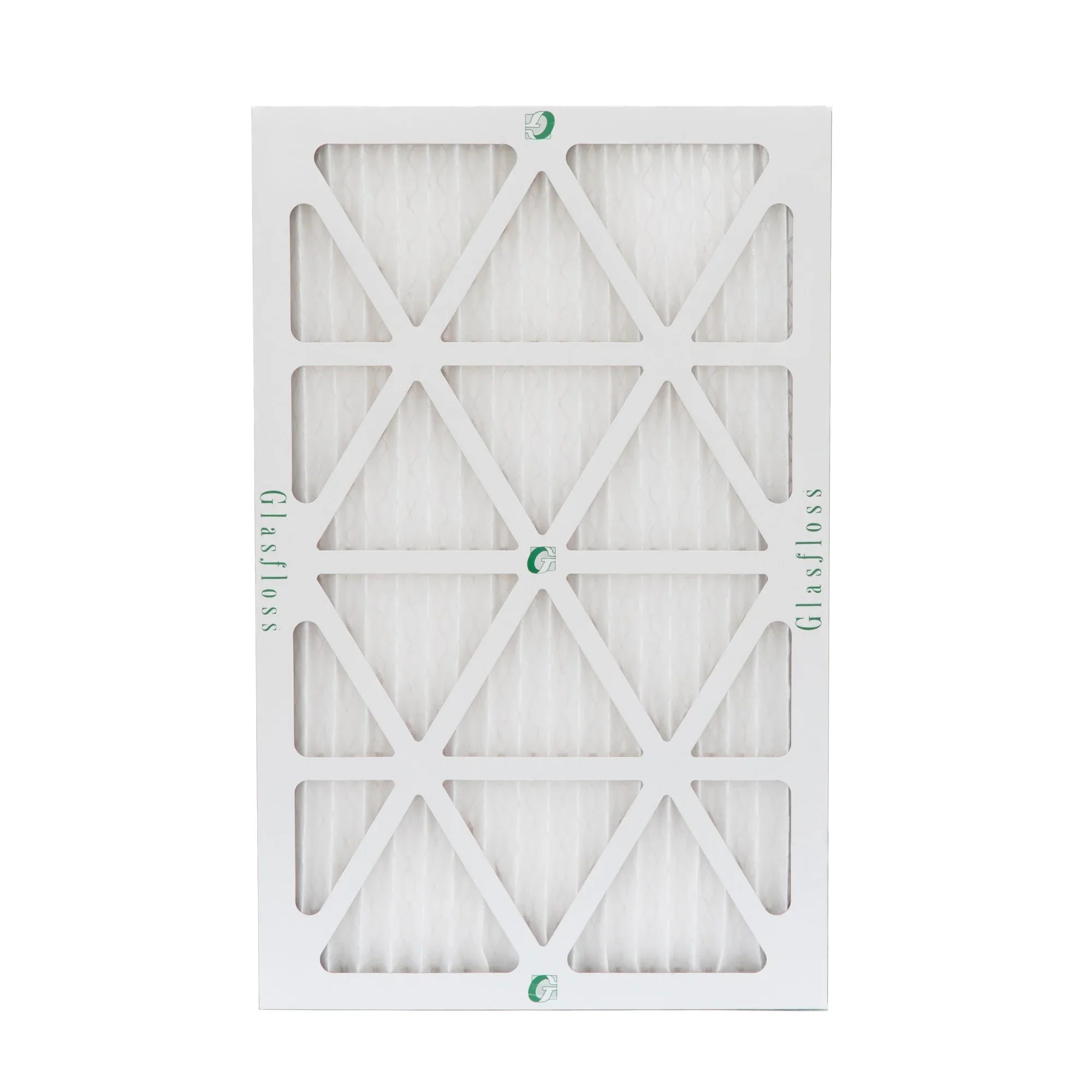 12x20x1 MERV 10 Pleated AC Furnace Air Filters by Glasfloss Industries. ( 8 Pack ) Exact Size: 11-1/2 x 19-1/2 x 7/8