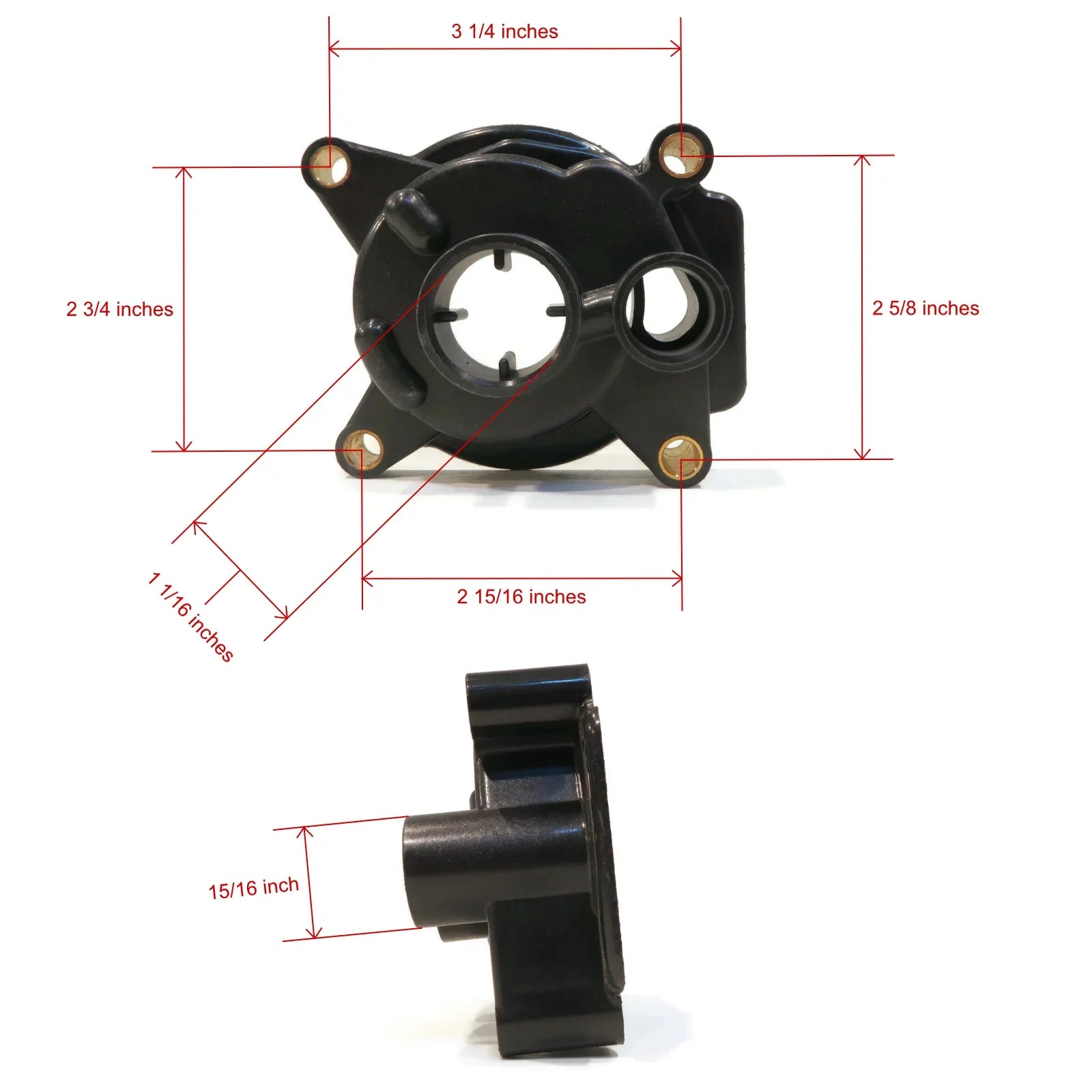 The ROP Shop | Water Pump Impeller Kit for 1979 Evinrude, Johnson 9.9, 50, 55  Outboard Boat