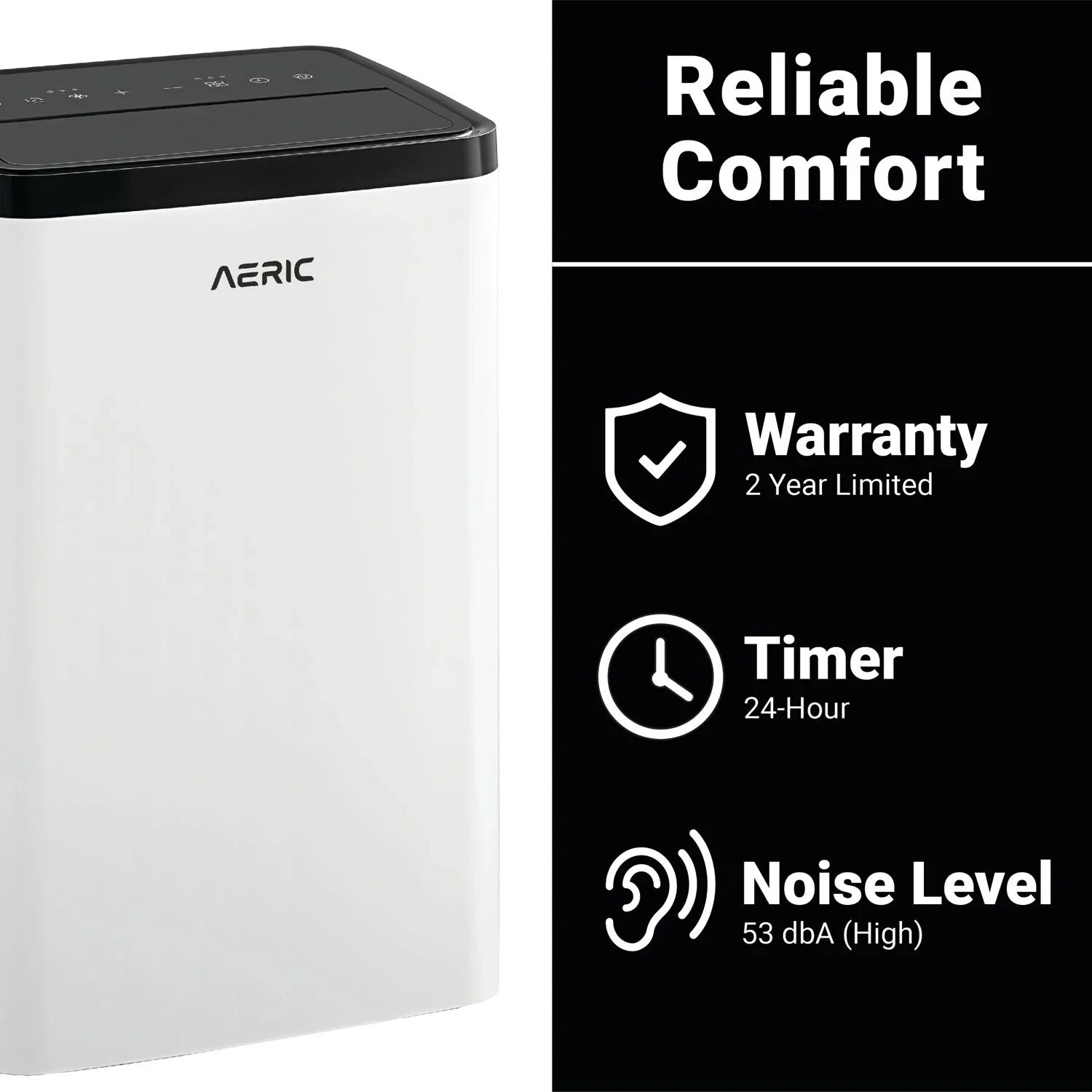 Aeric 10,000 BTU SACC (14,000 BTU ASHRAE) Portable Air Conditioner