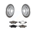 Transit Auto - Rear Coated Disc Brake Rotors And Semi-Metallic Pads Kit For 2007-2008 Mini Cooper Convertible With 280mm Diameter Rotor KGS-102310