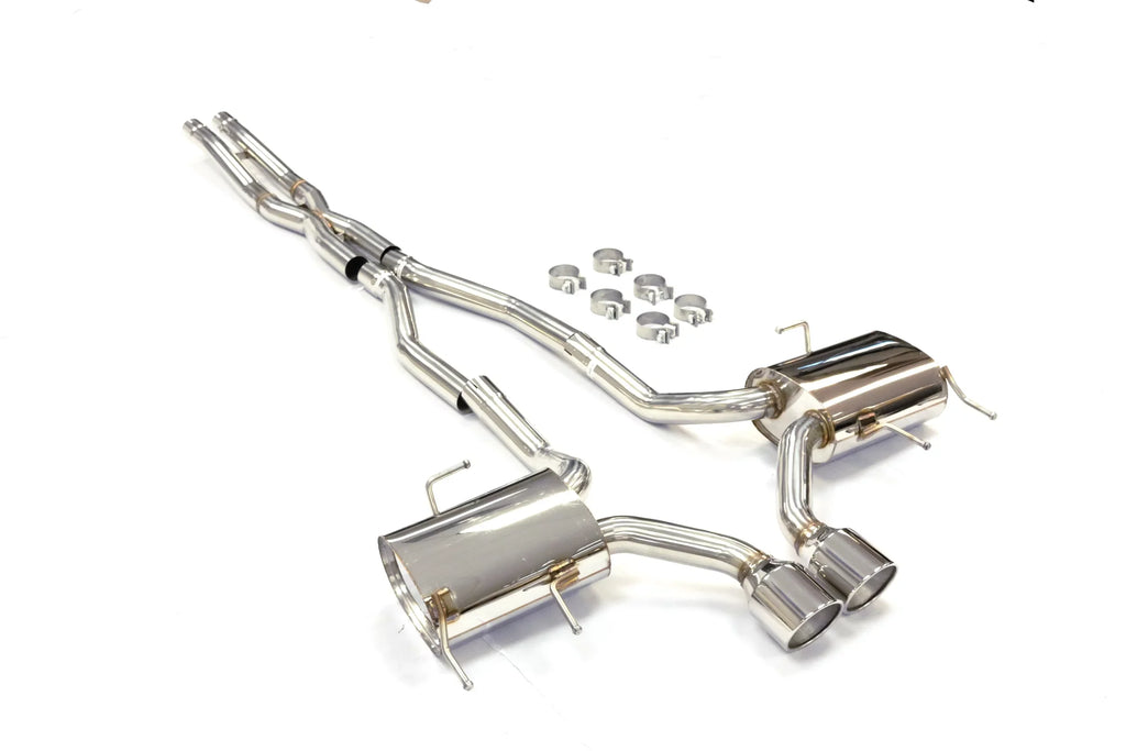 Stainless Catback Exhaust Fitment For 11 to 15 Cadillac CTS V Coupe 6.2L AT/MT By OBX-RS