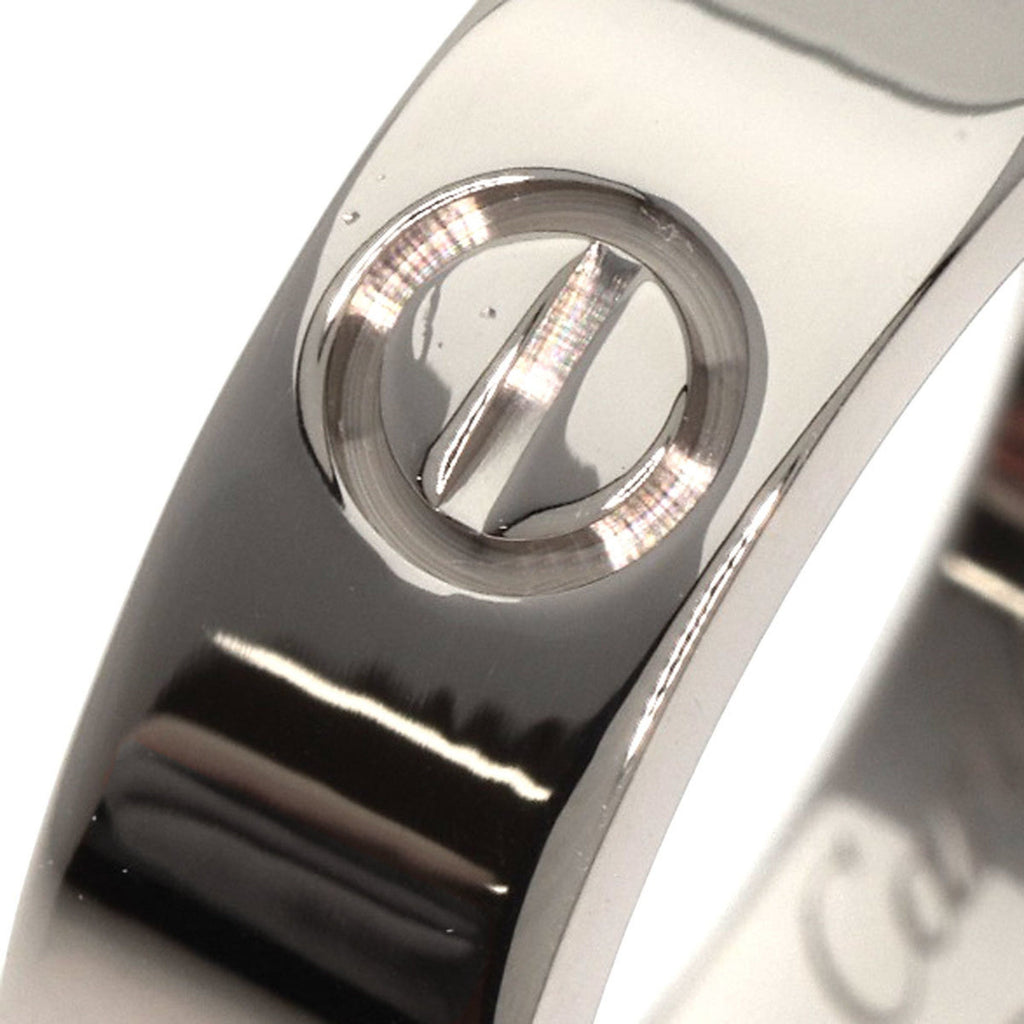 Pre-Owned Cartier Love Ring #49 Ring, K18 White Gold, Women's CARTIER (Good)