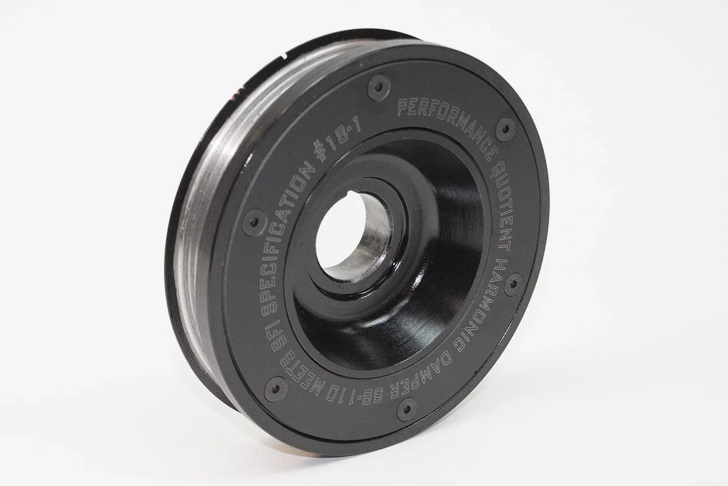 Prw Industries 2411040 Pqx Sfi Rated Racing Steel Damper Fits select: 2000 HONDA CIVIC SI/SIR, 1999 HONDA CIVIC SI