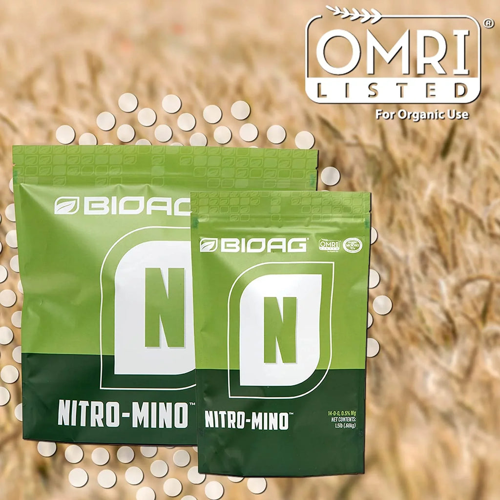 Nitro-Mino Water Soluble Powder - Nitrogen & Amino Acids Fertilizer - 4 lb bottle by BioAg